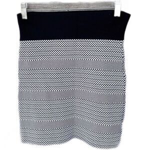 BCBG Maxazria  black combo skirt